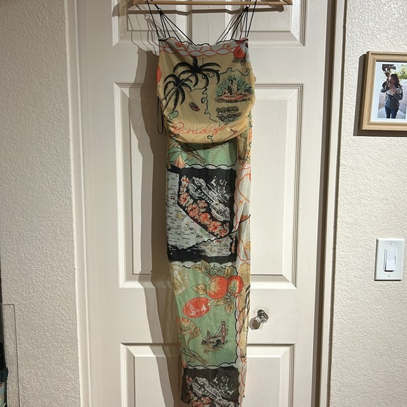 Urban Outfitters Wild Side Mesh Slip Dress - Picture 9 of 12